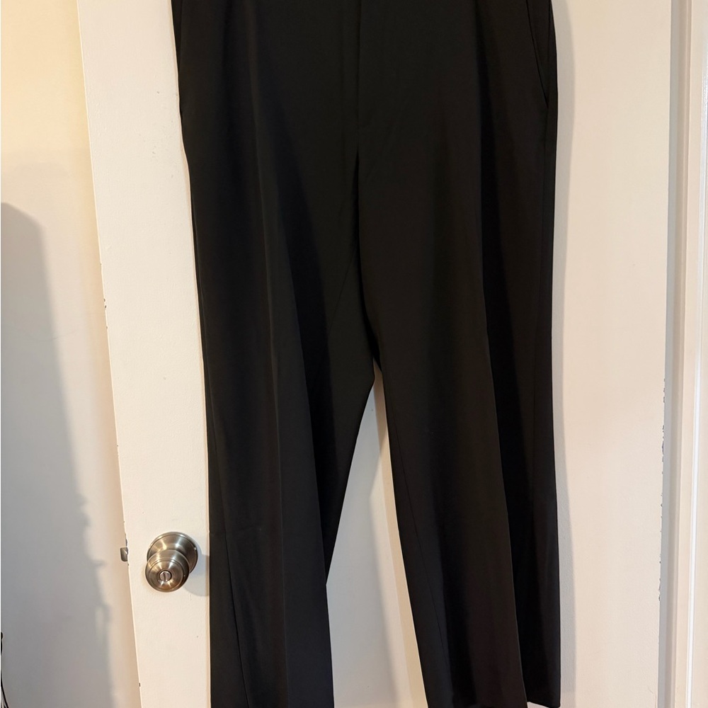 Banana Republic Factory Black Wide Leg Trousers